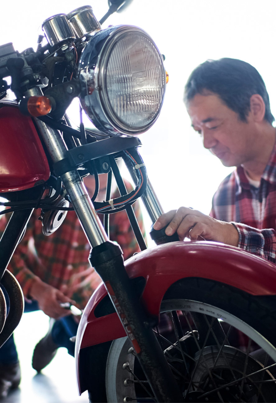 バイクガレージ