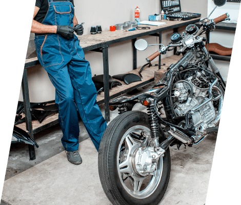 バイクや自転車の保管場所・整備場所　画像